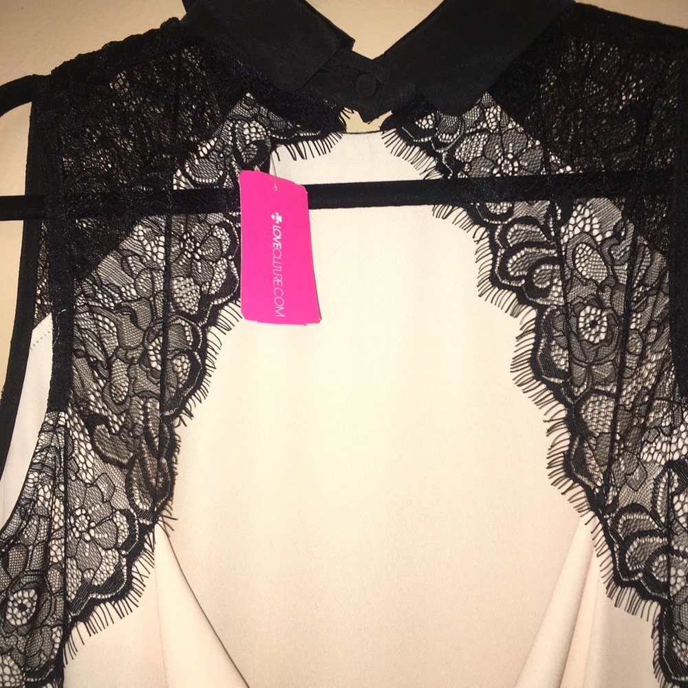 Open Back Sheer Shirt - Picture 4 of 4